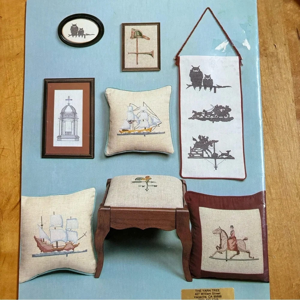 Vintage 1983‎  Shariane Designs Weather Vanes Charted Cross Stitch Design B247